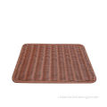 Handmade Poly Rattan Mat / Square Rattan Placemats For Supermarket